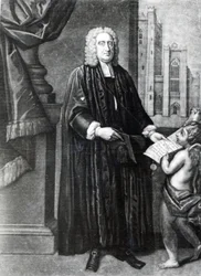 Jonathan Swift, graviert von Andrew Miller, 1743